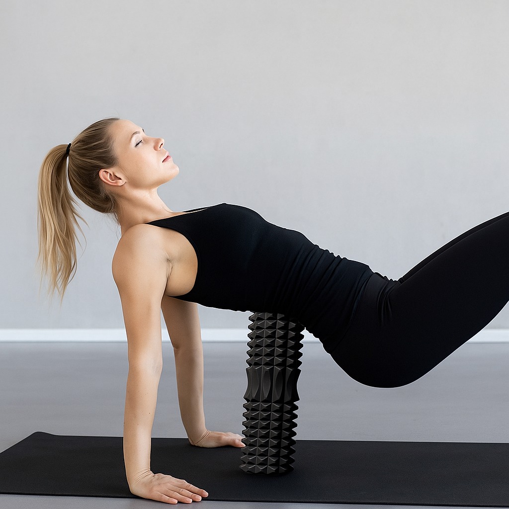 Foam Roller Trigger Point - Rullo in Schiuma EVA per Fitness,