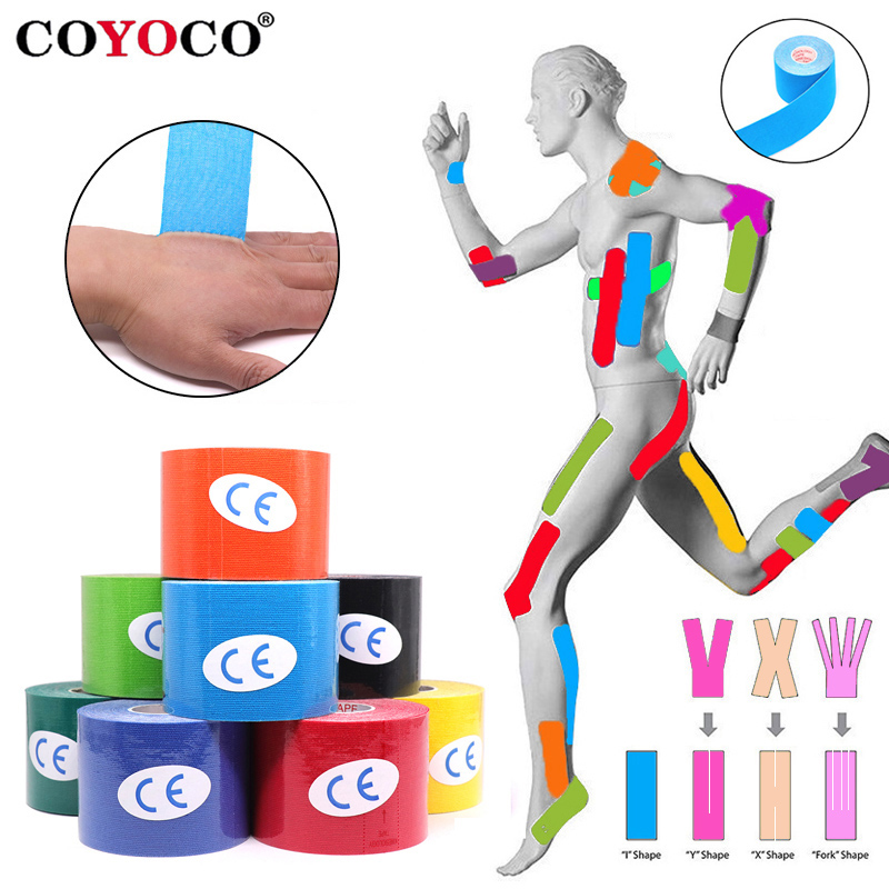 Kinesiology Tape Sports - Larghezza 2,5 cm-10 cm Nastro kinesiologico
