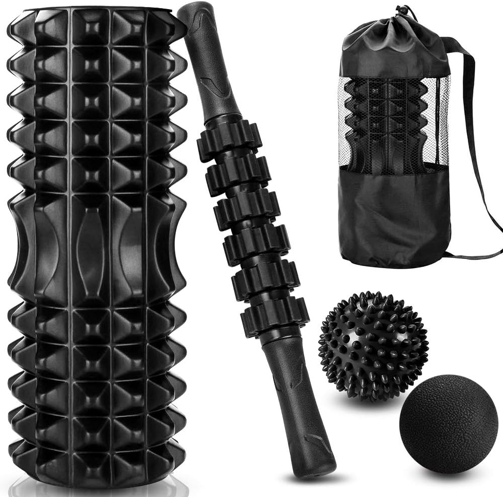 Foam Roller Trigger Point - Set 5 in 1, palla da