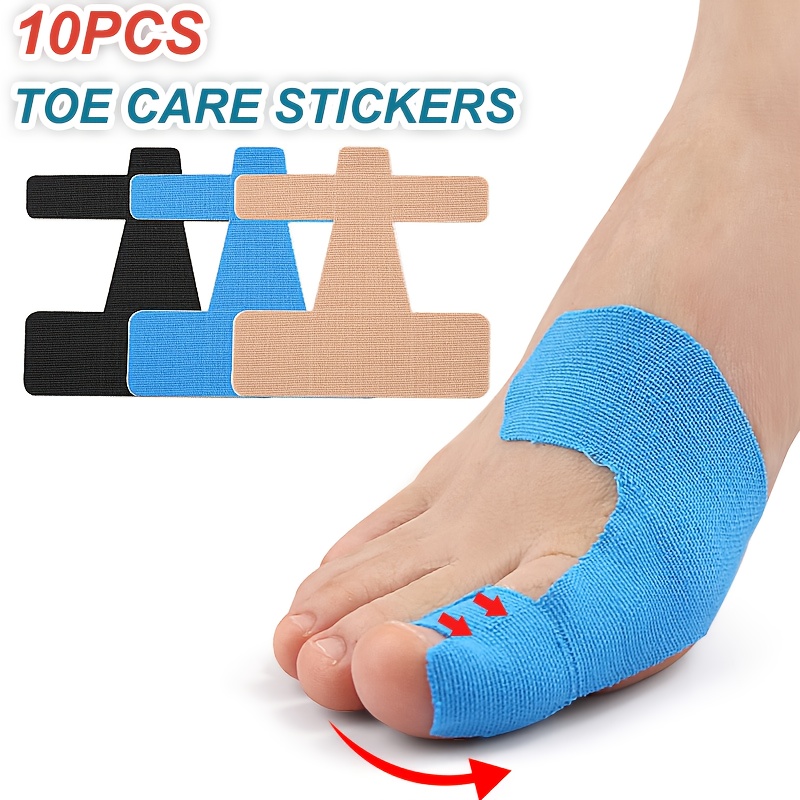 Kinesiology Tape Sports - 10 Pezzi Correttore per Alluce Valgo