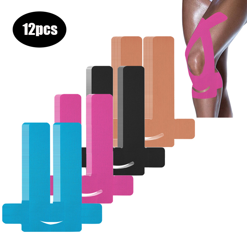 Kinesiology Tape Sports - 6/12pcs Nastro kinesiologico pretagliato per ginocchia