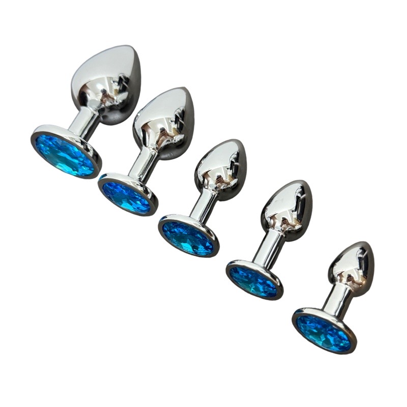 Plug anale in metallo blu per  - Health Wellness Product recensione e prezzo