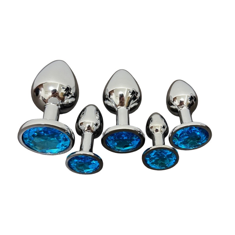 Plug anale in metallo blu per  - Health Wellness Product recensione e prezzo