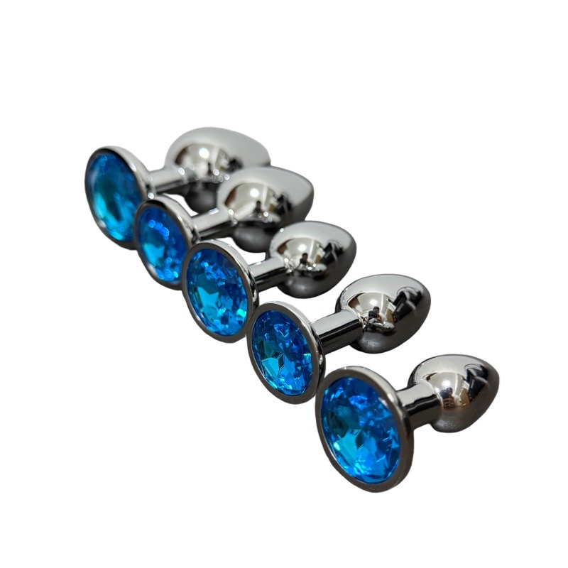 Plug anale in metallo blu per  - Health Wellness Product recensione e prezzo